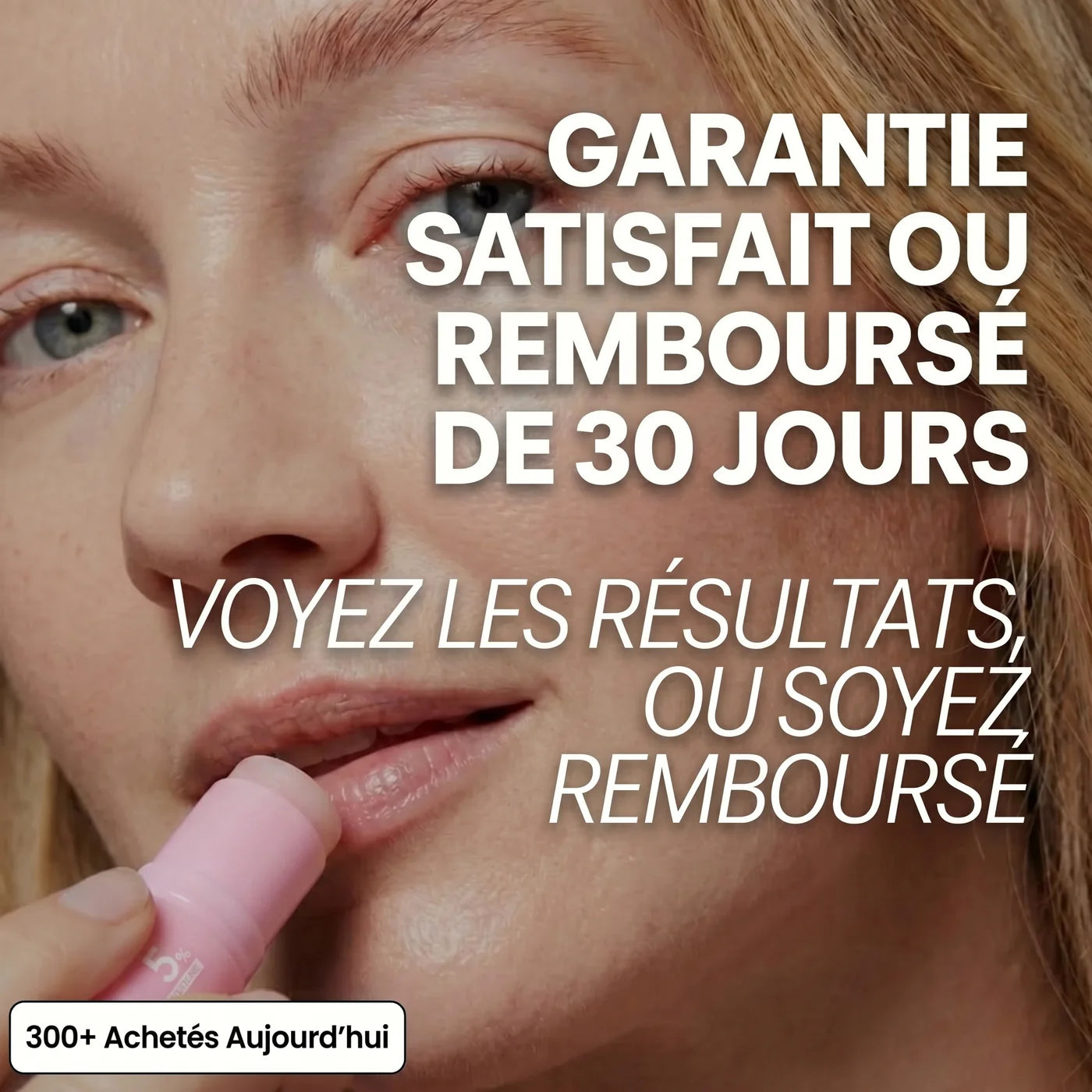 Stick volumisant au collagène rose visage