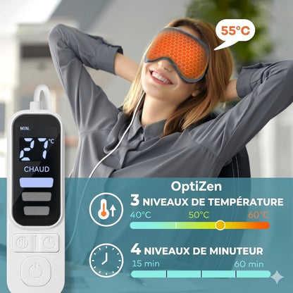 OptiZen™ — Masque Chauffant Yeux USB