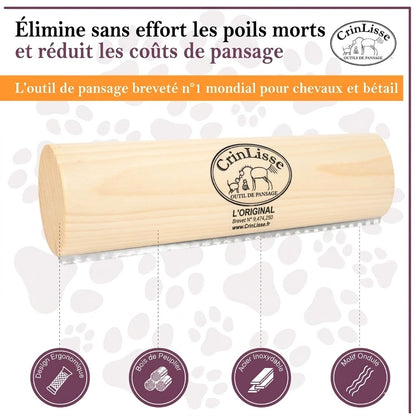 CrinLisse™ — Outil de Toilettage pour Cheval