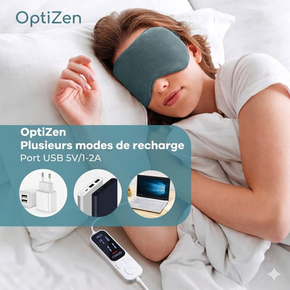 OptiZen™ — Masque Chauffant Yeux USB