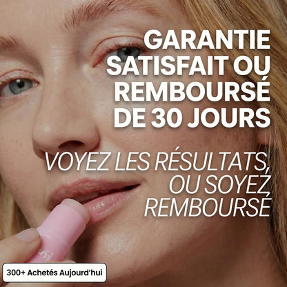 Stick volumisant au collagène rose visage